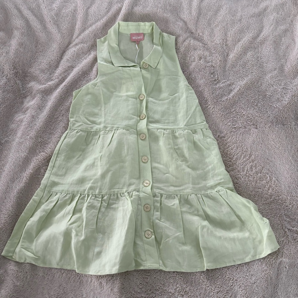 Show Me Your MuMu Green Dress